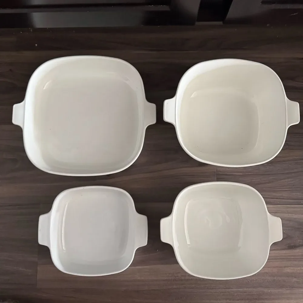 Vintage Corning Ware Cornflower Blue Baking & Cookware 8 Piece Set Lids & Handle